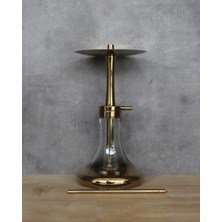 Puffstore Gold Premium Çelik Nargile Seti - Lüle, Maşa ve Lotus Dahil Komple Set