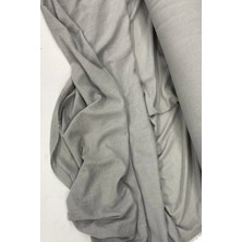 Herşeytrend Keten Kumaş - Organik Kumaş - Perde Kumaşı - Ince Keten - Kıyafet Için Kumaş Örtü Gri 42