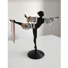 Lumiyo Dekoratif Balerin Tasarımlı Takı Standı, Düzenleyici, Yüzük/küpe/kolye/takı Askılığı