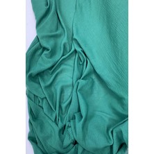 Herşeytrend Keten Kumaş - Organik Kumaş - Perde Kumaşı - Ince Keten - Kıyafet Için Kumaş Örtü Koyu Yeşil