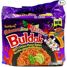Samyang Buldak Habanero Lime Ramen 5’li Paket (650 Gr)