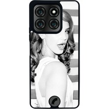 Scaleta Case Reeder S71 Uyumlu Lana Del Rey Tasarımlı Glossy Mat Siyah Silikon Telefon Kılıfı