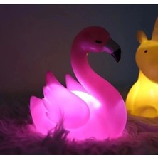 K-Yonlineticaret LED Işıklı Flamingo Masa Lambası