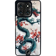 Scaleta Case Reeder S71 Uyumlu Ejderha Tasarımlı Glossy Mat Siyah Silikon Telefon Kılıfı
