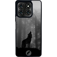 Scaleta Case Reeder S71 Uyumlu Bozkurt Tasarımlı Glossy Mat Siyah Silikon Telefon Kılıfı