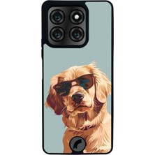 Scaleta Case Reeder S71 Uyumlu Köpek Tasarımlı Glossy Mat Siyah Silikon Telefon Kılıfı