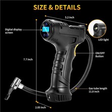 G-Force Şarjlı Lastik Şişirme Hava G -Force Dijital