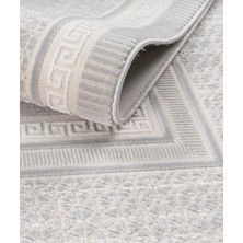 Elvey Home 7109 A.gri Modern Desen Doğal Taban Koridor Mutfak Çocuk Oturma Odası Salon Halı Yolluk