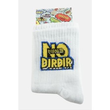 Starseven Birdir Yazılı Kolej Çorap 8*28