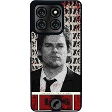 Scaleta Case Reeder S71 Uyumlu Dexter Morgan Tasarımlı Glossy Mat Siyah Silikon Telefon Kılıfı