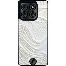 Scaleta Case Reeder S71 Uyumlu Duvar Tasarımlı Glossy Mat Siyah Silikon Telefon Kılıfı