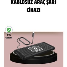 K-Yonlineticaret Manyetik Kablosuz Araç Şarj Cihazı – Hızlı Şarj, Kaymaz Taban, Güvenli Kullanım