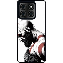 Scaleta Case Reeder S71 Uyumlu God Of War Kratos Tasarımlı Glossy Mat Siyah Silikon Telefon Kılıfı