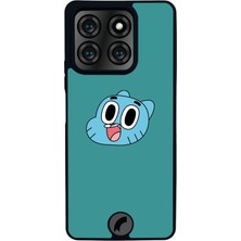 Scaleta Case Reeder S71 Uyumlu Çizgi Film Karakteri Tasarımlı Glossy Mat Siyah Silikon Telefon Kılıfı