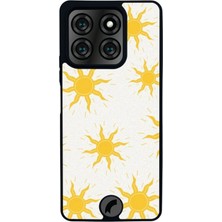 Scaleta Case Reeder S71 Uyumlu Güneş Tasarımlı Glossy Mat Siyah Silikon Telefon Kılıfı