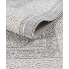 Elvey Home 7105 A.gri Modern Desen Doğal Taban Koridor Mutfak Çocuk Oturma Odası Salon Halı Yolluk