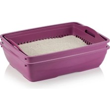 K-Yonlineticaret Süzgeçli Açık Kedi Tuvaleti