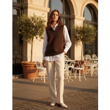 Bellarra Kahverengi Kadın Süveteri