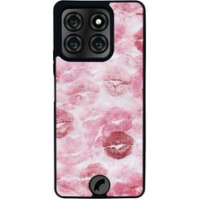 Scaleta Case Reeder S71 Uyumlu Kiss Tasarımlı Glossy Mat Siyah Silikon Telefon Kılıfı