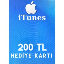 200 Tl Itunes Hediye Kartı