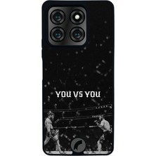 Scaleta Case Reeder S71 Uyumlu Ufc Tasarımlı Glossy Mat Siyah Silikon Telefon Kılıfı