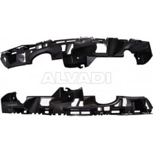 TŞT Renault Megane Arka Tampon Braketi Set Sedan 2003-2006 (Oem No:  8200146040)