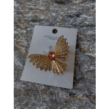 Mimoza Accessories Kadın Gold Renk Broş