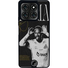 Scaleta Case Reeder S71 Uyumlu Neymar Jr Tasarımlı Glossy Mat Siyah Silikon Telefon Kılıfı