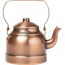 Moda Bakır Çay Durağı Bakır Demlik Oksit Renk