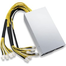 Gümrük Bey Yüksek Performanslı Apw7 Eşdeğer 110-230V 1800W Güç Kaynağı – Antminer Miner Psu, 10X Pcıe