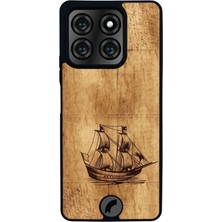 Scaleta Case Reeder S71 Uyumlu Korsan Tasarımlı Glossy Mat Siyah Silikon Telefon Kılıfı