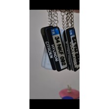 Triforge3D 🚗 Kişiye Özel Plaka Anahtarlık – 3D Baskı Tr Plaka Tasarım