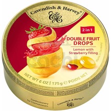 Cavendish & Harvey Çilek Limon Double Fruit Drops 300 gr