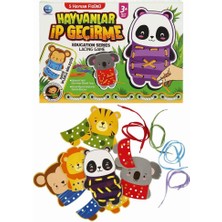 Oyunca Oyun Hayvanlar Ip Geçirme 5fgr