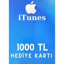 1000 Tl Itunes Hediye Kartı