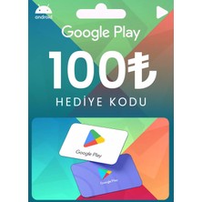 100 Tl Google Play Hediye Kartı