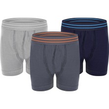 Erdem Erkek Çocuk Pamuklu 6'lı Paket Asorti Likralı Boxer 3363