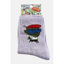 Starseven Gözlüklü Adam Kolej Çorap 8*28C