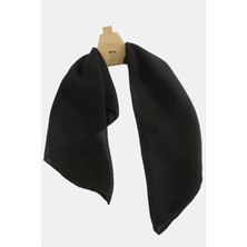 Starseven Kırmızı Siyah Şifon Fular 50 cm