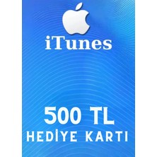 500 Tl Itunes Hediye Kartı