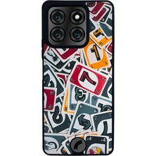 Scaleta Case Reeder S71 Uyumlu Uno Tasarımlı Glossy Mat Siyah Silikon Telefon Kılıfı