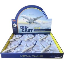 K-Yonlineticaret HW-180 2830 Blue Cb Işıklı Sesli Metal Yolcu Uçağı