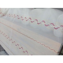 Düzgün Desen Tül Perde Pilesiz Ekonomik Hazır Tül Perde Kullanıma Hazır Ütü Istemez