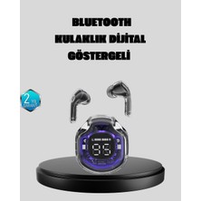 K-Yonlineticaret Enc Mikrofonlu Kablosuz Kulaklık Dokunmatik Kontrol ve LED Ekran Şarj Kutulu