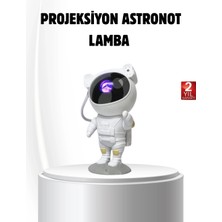 K-Yonlineticaret Bluetooth Müzikli Astronot Projeksiyon Lambası Yıldız ve Ay Efektli
