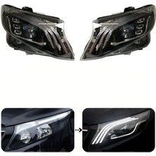 Gümrük Bey Mercedes Vito W447 Facelift Ön Far Seti - Tak Çalıştır -