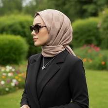 Revam Collection Dama Desen Jakar Şal Sütlü Kahve