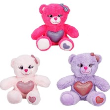 K-Yonlineticaret Renkli Sevimli Peluş Ayıcık 26 Cm-1 Adet Stokta Olan Gönderilir