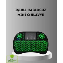 K-Yonlineticaret LED Işıklı Q Klavye – Touchpad, Numerik Tuş Takımı ve Multimedya Kısayolları
