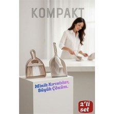 Epilons Profesyonel 2'li Fırça Faraş Seti El Süpürgesi & Mini Kürek Toz Toplama Seti